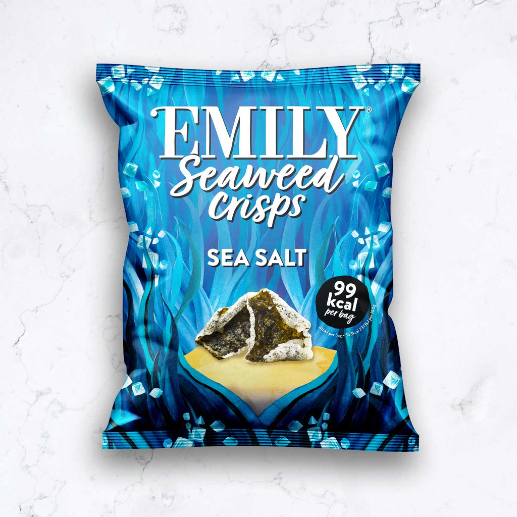 EMILY Sea Salt Seaweed Crisps - gluten free and vegan healthy snack